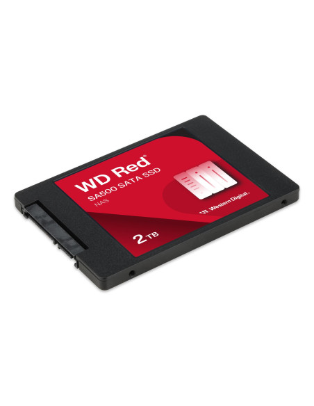 SSD, SANDISK, Red SA500, POWERED BY SANDISK, 2000 GB, Serial ATA, Write speed 520 MB/s, Read speed 560 MB/s, 2.5", 1300xTBW rat