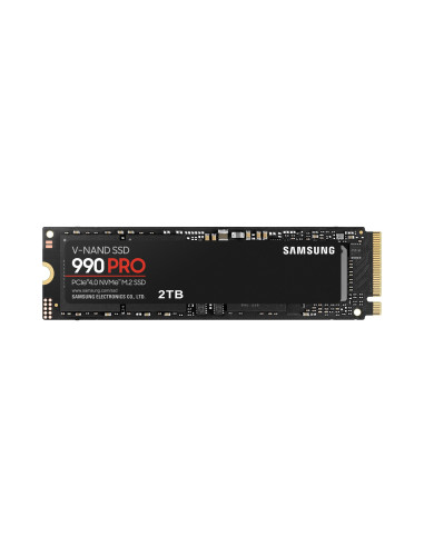 SSD, SAMSUNG, 990 PRO, 2TB, M.2, PCIE, NVMe, MLC, Write speed 6900 MBytes/sec, Read speed 7450 MBytes/sec, 2.3mm, TBW 1200 TB, 