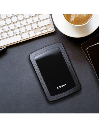 External HDD, ADATA, HV300, 1TB, USB 3.1, Colour Black, AHV300-1TU31-CBK