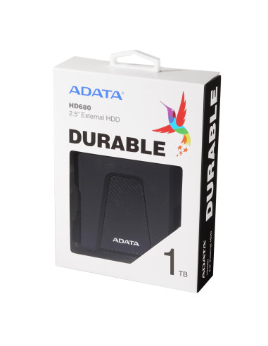 External HDD, ADATA, HD680, 1TB, Colour Black, AHD680-1TU31-CBK