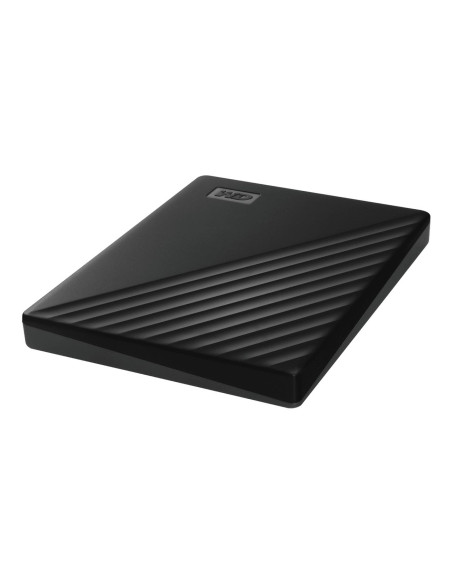 External HDD, WESTERN DIGITAL, My Passport, 1TB, USB 2.0, USB 3.0, USB 3.2, Colour Black, WDBYVG0010BBK-WESN