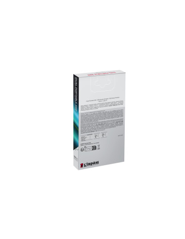 External SSD, KINGSTON, 512GB, 3D NAND, Write speed 950 MBytes/sec, Read speed 1050 MBytes/sec, SPSD/512GB