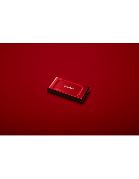 External SSD, KINGSTON, XS1000, 1TB, USB 3.2, Write speed 1000 MBytes/sec, Read speed 1050 MBytes/sec, SXS1000R/1000G