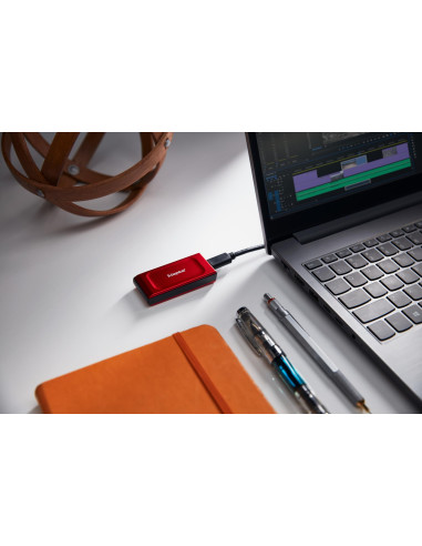 External SSD, KINGSTON, XS1000, 1TB, USB 3.2, Write speed 1000 MBytes/sec, Read speed 1050 MBytes/sec, SXS1000R/1000G