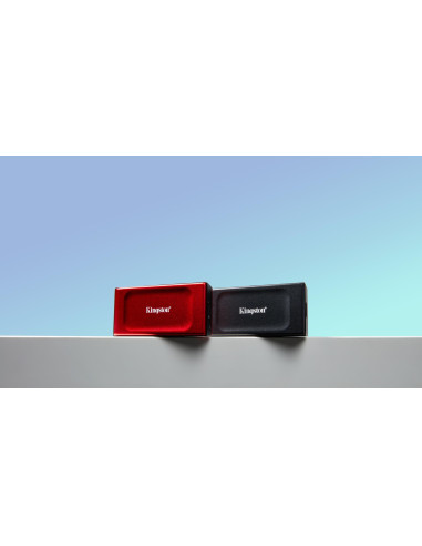 External SSD, KINGSTON, XS1000, 1TB, USB 3.2, Write speed 1000 MBytes/sec, Read speed 1050 MBytes/sec, SXS1000R/1000G