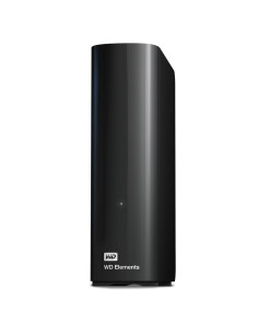 External HDD, WESTERN DIGITAL, Elements Desktop, 8TB, USB 3.0, Drives 1, Black, WDBWLG0080HBK-EESN