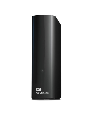 External HDD, WESTERN DIGITAL, Elements Desktop, 8TB, USB 3.0, Drives 1, Black, WDBWLG0080HBK-EESN