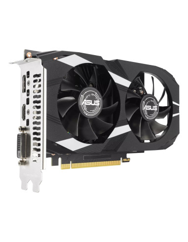 Graphics Card, ASUS, NVIDIA GeForce RTX 3050, 6 GB, GDDR6, 96 bit, PCIE 4.0 16x, Dual Slot Fansink, 1xDVI-D, 1xHDMI, 1xDisplayP