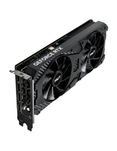 Graphics Card, PALIT, NVIDIA, GeForce RTX 3060, 1320 MHz, 12 GB, GDDR6, 192 bit, PCI Express 4.0, Active, NE63060U19K9-PG190L