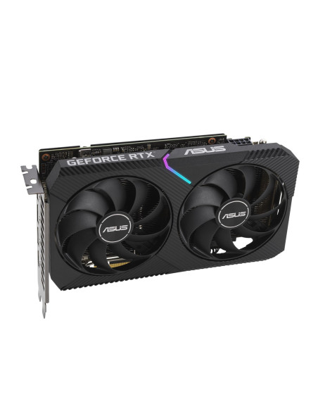 Graphics Card, ASUS, NVIDIA GeForce RTX 3060, 12 GB, 192 bit, PCIE 4.0 16x, GDDR6, GPU 1837 MHz, 1xHDMI, 3xDisplayPort, DUAL-RT