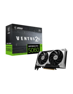 Graphics Card, MSI, NVIDIA, GeForce RTX 5060, 2535 MHz, 8 GB, GDDR7, 128 bit, PCI Express x16 5.0, Active, RTX50608GVENTUS2XOCV