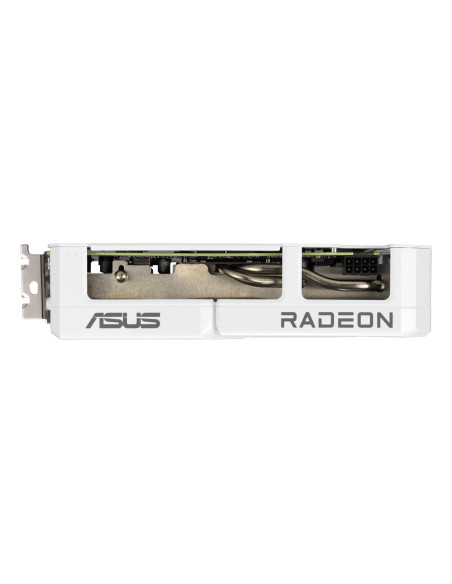 Graphics Card, ASUS, AMD, Radeon RX 9060 XT, 16 GB, GDDR6, PCI Express 5.0, Active, DUAL-RX9060XT-16G-WH