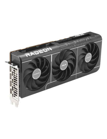 Graphics Card, ASUS, AMD Radeon RX 9070 XT, 16 GB, GDDR6, 256 bit, PCIE 5.0 16x, Triple slot Fansink, 1xHDMI, 3xDisplayPort, PR