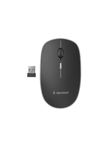 MOUSE USB OPTICAL WRL/BLACK MUSW-4B-01 GEMBIRD