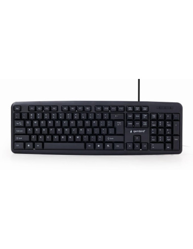 KEYBOARD STANDART USB ENG/BLACK KB-U-103 GEMBIRD