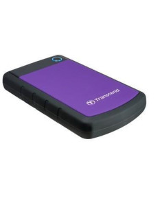 External HDD, TRANSCEND, StoreJet, 4TB, USB 3.0, Colour Purple, TS4TSJ25H3P