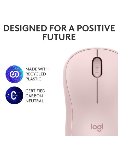 MOUSE BLUETH OPTICAL M240/ROSE 910-007121 LOGITECH