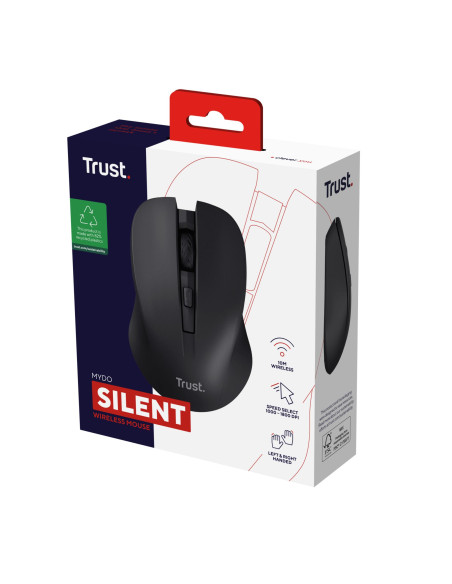 MOUSE USB OPTICAL WRL BLACK/MYDO 25084 TRUST
