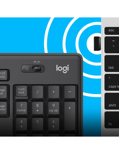 KEYBOARD +MOUSE COMBO MK295/ENG 920-009800 LOGITECH