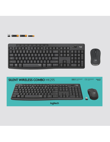 KEYBOARD +MOUSE COMBO MK295/ENG 920-009800 LOGITECH