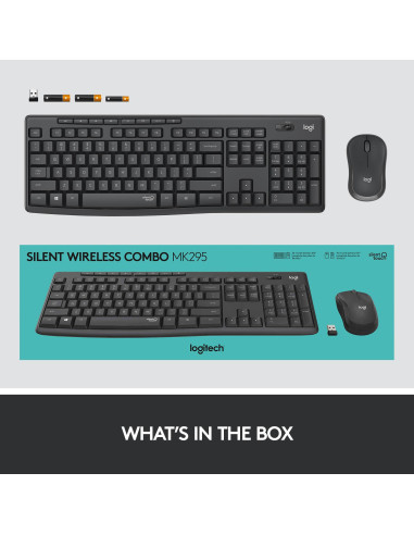 KEYBOARD +MOUSE COMBO MK295/ENG 920-009800 LOGITECH