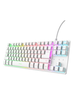 KEYBOARD USB GXT 833W THADO/TKL ENG WHITE 25894 TRUST