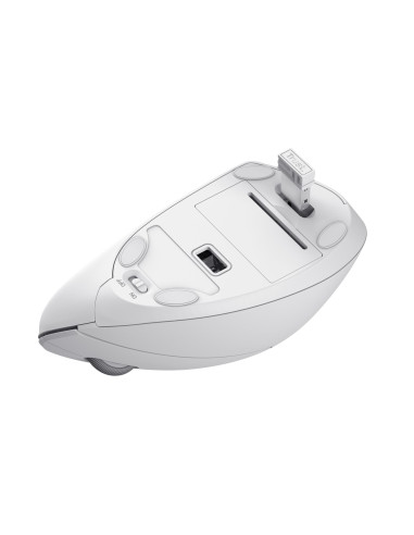 MOUSE USB OPTICAL WRL VERTO/ERGONOMIC WHITE 25132 TRUST