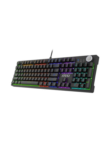 KEYBOARD GAMING BLACK US/FORGE GK310 RED MSI