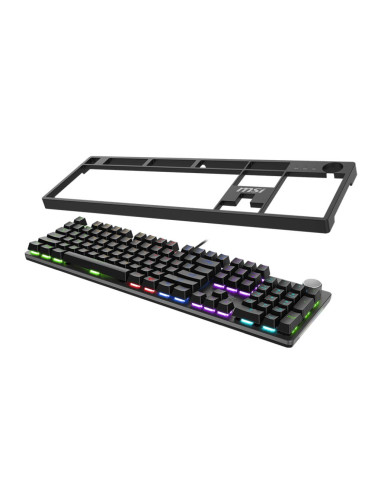 KEYBOARD GAMING BLACK US/FORGE GK310 RED MSI