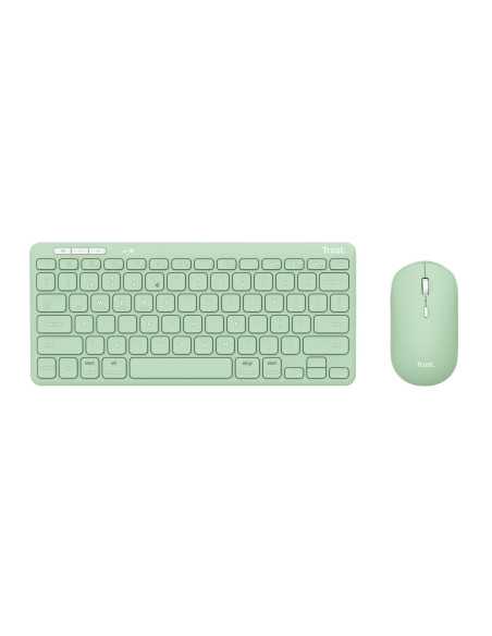 KEYBOARD +MOUSE WRL LYRA/GREEN 24942 TRUST