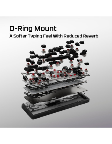 KEYBOARD ORIGINS 2 65 RGB/BLACK B4QS3AA ABA HYPERX