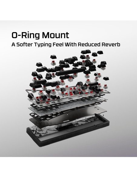 KEYBOARD ORIGINS 2 65 RGB/BLACK B4QS3AA ABA HYPERX