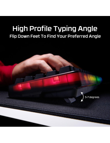 KEYBOARD ORIGINS 2 65 RGB/BLACK B4QS3AA ABA HYPERX