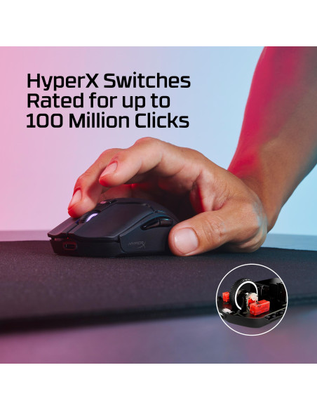 MOUSE USB OPTICAL HYPERX PF/HAS2 MINI WL BK 7D388AA HYPERX