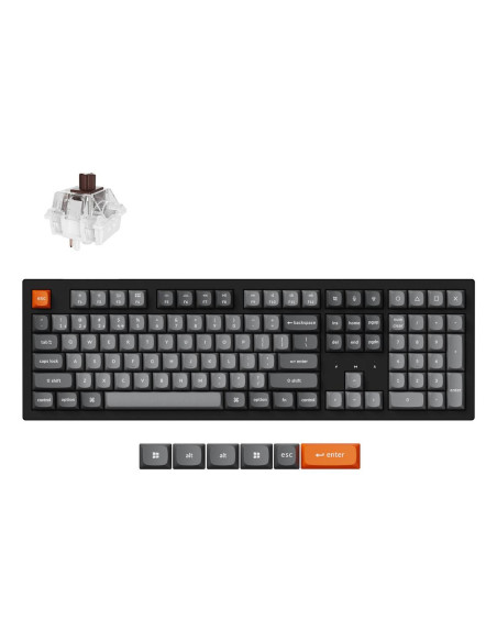 KEYBOARD WRL K10 MAX RGB/BLACK K10M-H3 KEYCHRON