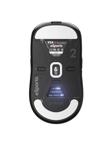 MOUSE USB OPTICAL WRL X2A/ES SIZE2 BLACK PX2AES21 PULSAR