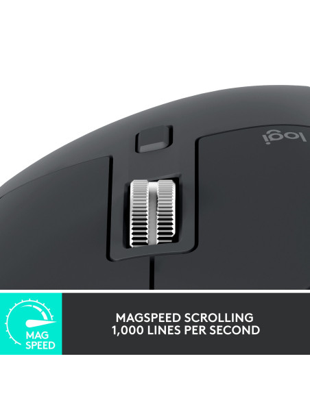 MOUSE BLUETH OPTICAL MASTER 3S/BLACK 910-006559 LOGITECH