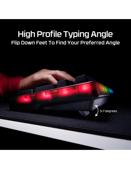 KEYBOARD ORIGINS 2 1800 RGB/BLACK B4QS4AA ABA HYPERX