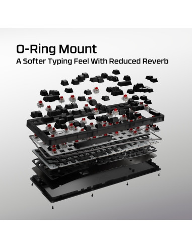 KEYBOARD ORIGINS 2 1800 RGB/BLACK B4QS4AA ABA HYPERX