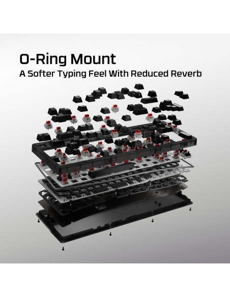 KEYBOARD ORIGINS 2 1800 RGB/BLACK B4QS4AA ABA HYPERX