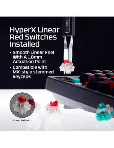 KEYBOARD ORIGINS 2 1800 RGB/BLACK B4QS4AA ABA HYPERX