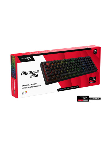 KEYBOARD ORIGINS 2 1800 RGB/BLACK B4QS4AA ABA HYPERX