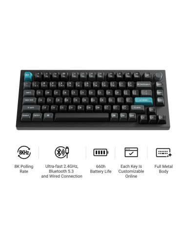 KEYBOARD WRL Q1 ULTRA/BLACK Q1U-M1 KEYCHRON