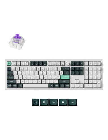 KEYBOARD WRL Q6 HE RGB/SHELL WHITE Q6H-P1 KEYCHRON