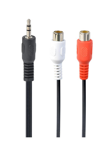 CABLE AUDIO 3.5MM TO 2RCA/SOCKET CCA-406 GEMBIRD