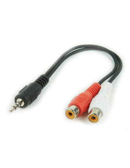 CABLE AUDIO 3.5MM TO 2RCA/SOCKET CCA-406 GEMBIRD