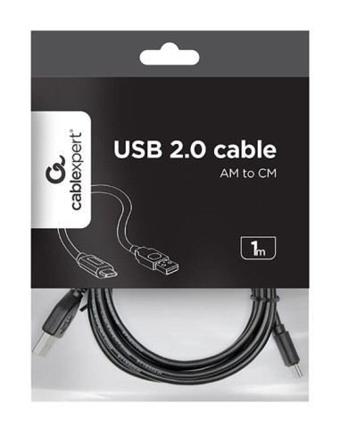 CABLE USB-C TO USB2 1M/CCP-USB2-AMCM-1M GEMBIRD