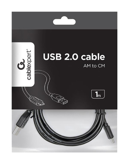 CABLE USB-C TO USB2 1M/CCP-USB2-AMCM-1M GEMBIRD