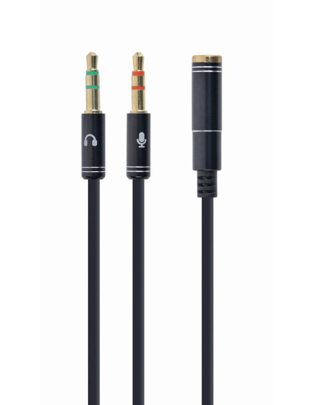 CABLE AUDIO 3.5MM SOCKET TO/2X3.5MM PLUG CCA-418M GEMBIRD