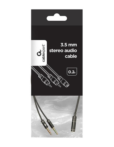 CABLE AUDIO 3.5MM SOCKET TO/2X3.5MM PLUG CCA-418M GEMBIRD